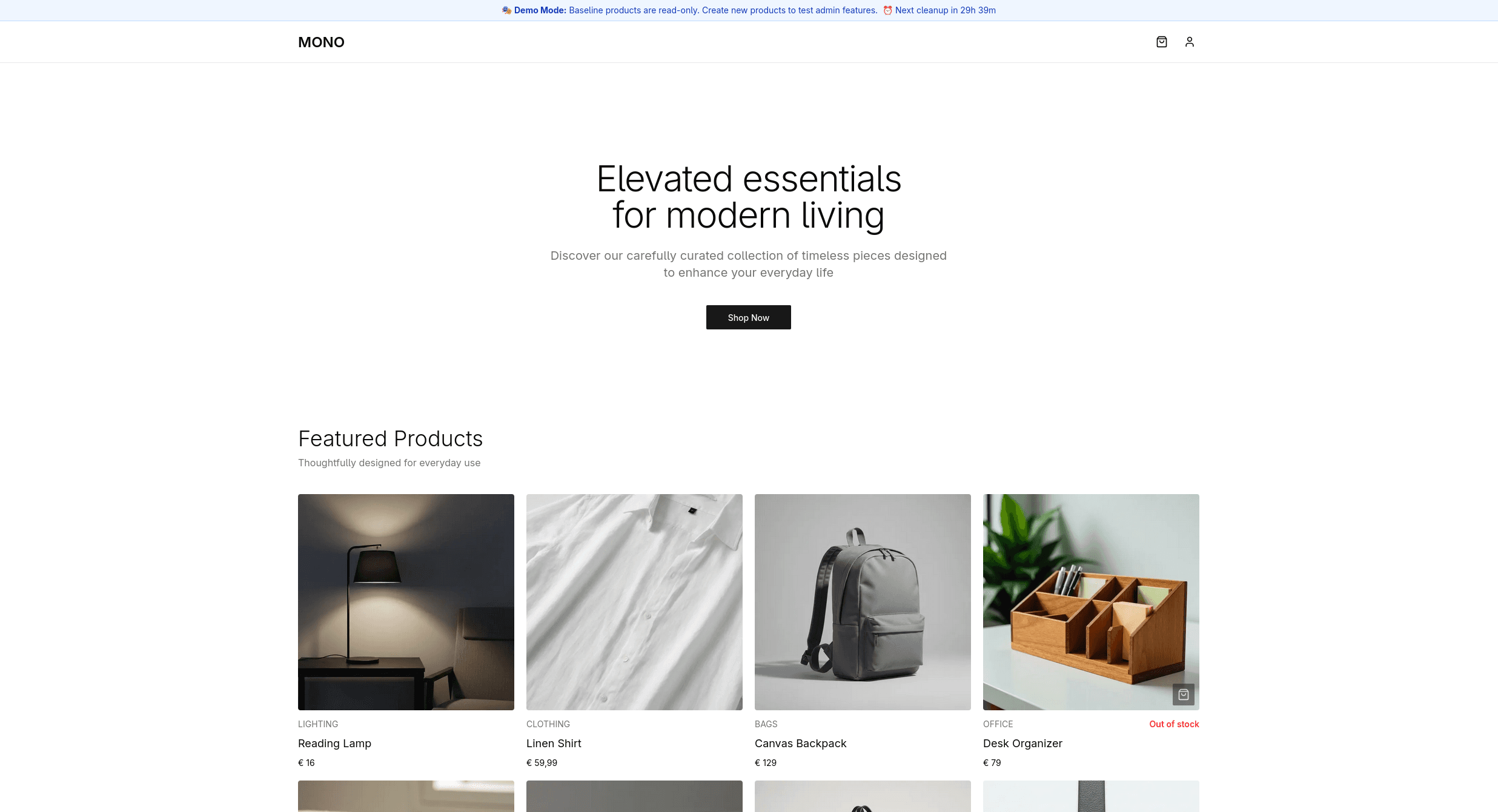 MONO Ecommerce